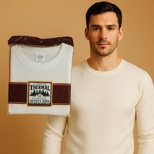 Highland Outfitters Authentic Thermal Long Sleeve Shirt Size XL